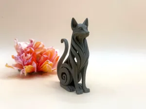 Stylized Dog Sculpture