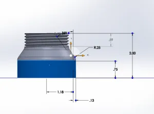 2in NPT Female to 2in Male Pipe Fitting