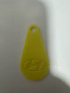 llavero supermercado hyundai logo