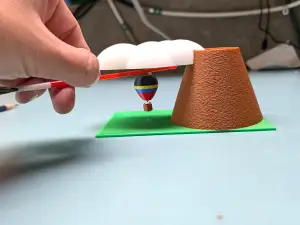 Floating Hot Air Balloon Craft