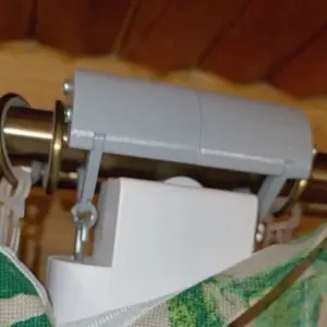 aqara e1 curtain motor mounting for pipe less than 21 mm.