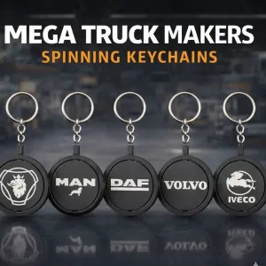 Mega Truck Makers Spinning Keychains