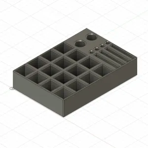 Creality Nozzle Holder / Organizer – Nozzle, Tube & Thermal