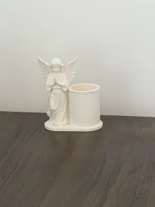 天使翅膀笔筒 桌面收纳桶