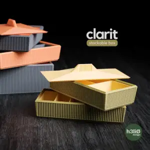 clarit • stackable boxes