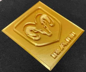 Dodge RAM Logo Plate