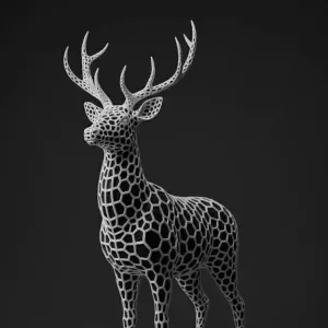 Reh, Hexa Skulptur