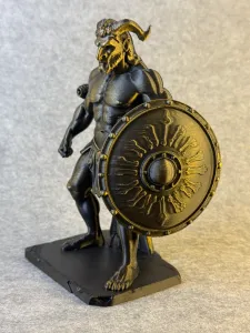 Minotaur Guardian – Mythological Warrior Statue