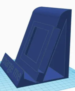 wireless charging phone stand, wireless charger not included