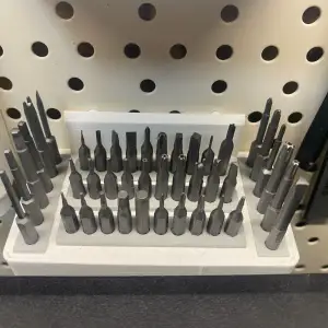 Mini Electric Screwdriver Bit Set PegBoard Holder