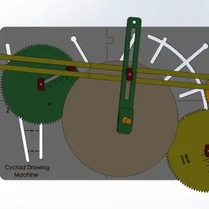 Cycloid Drawing Machine Mechanism