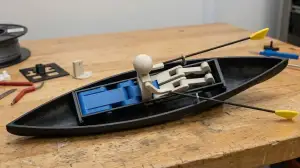 Mechanical Rowing Boat Automata