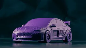 Tesla Model 3 Cyberpunk 100% FDM Printed
