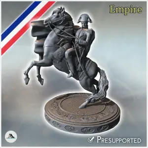Napoleon Bonaparte crossing the Alps, from Jacques-Louis Dav