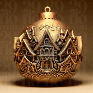 Village - Christmas Decorative Ball