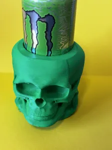 Skull beverage holder