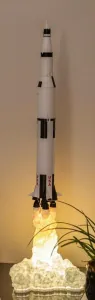 rocket lamp