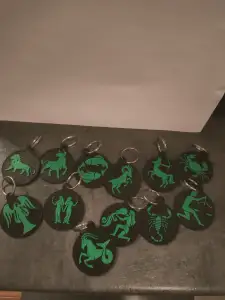 keychains zodiac signs