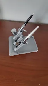 Holder for airbrush spray guns