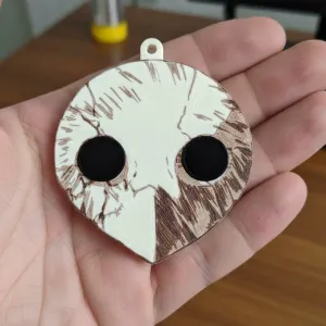Evangelion Angel Mask/Skull Keychain
