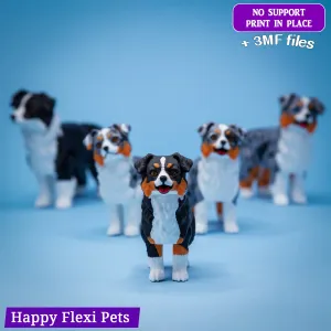 Australian Shepherd the realistic flexi dog toy (#98)