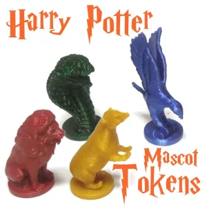 Harry Potter House Mascot Tokens