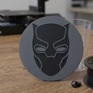 Black panther Inspired Coaster