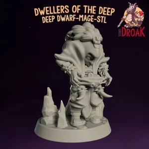 Deep Dwarf Mage - Dwellers of the Deep
