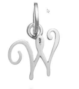 KEYCHAIN LETTER W 8cm