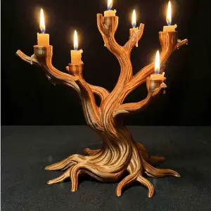 Nature Inspired Tree Candelabra | Enchanted Forest Candle