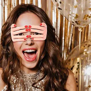 LENTES DE SOL MANOS CON UÑAS GAFAS IDEAL FIESTAS