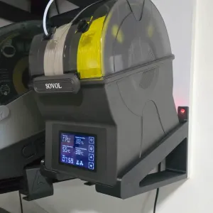 wall mount bracket for Sovol SH02 filament dryer
