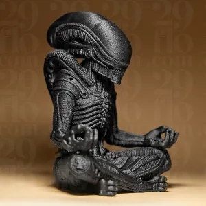 Meditating Xenomorph Figurine