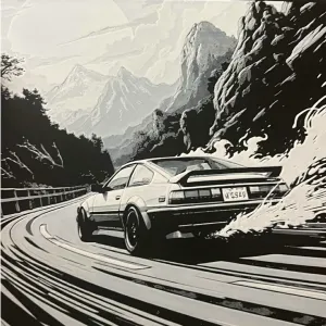 Toyota AE86 Trueno Hueforge 200x200