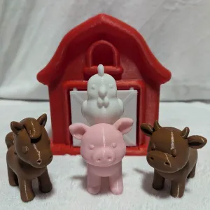 Farmers and Animals Farm Set