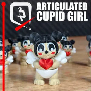 Articulated Cupid Girl - The Valentine Sentinel