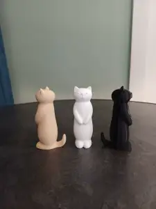 Minimalist Standing Cat