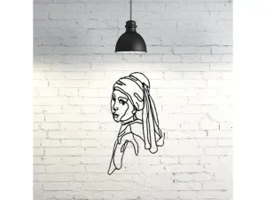 Girl with a pearl earring I Johannes Vermeer I Line Art