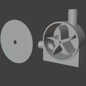 Prototype for water turbine