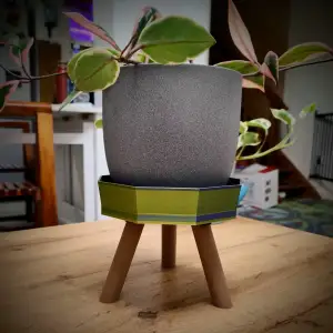 Desk Flower Pot Holder