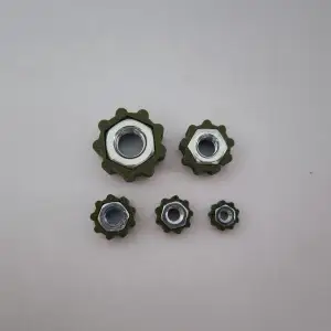 Hand-Grip Nut Caps M3–M8 – 9-Tooth