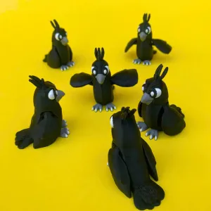 Flexi Crow: Articulated Raven