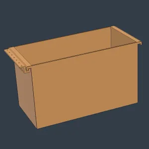 Sewing machine thread scrap catcher bin
