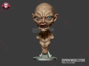 Gollum Miniature Bust Toy - Lord of the Rings