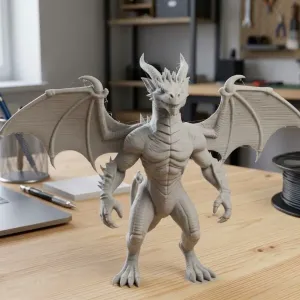bipedal winged dragon
