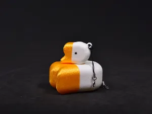 燕云十六声毛绒鹅头挂坠