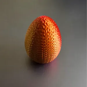 Woven knitted egg