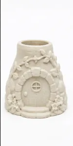 Wazon Marble Ribbon Home Decor Vase