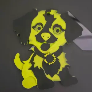 Keychain HAPPY DOGGUIE