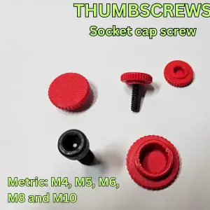 Thumb screws for socket cap screws - Metric